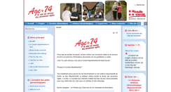 Desktop Screenshot of ageplus74.fr